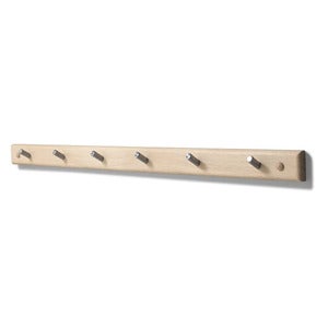 Meja Hook strip 80 cm White oiled Oak