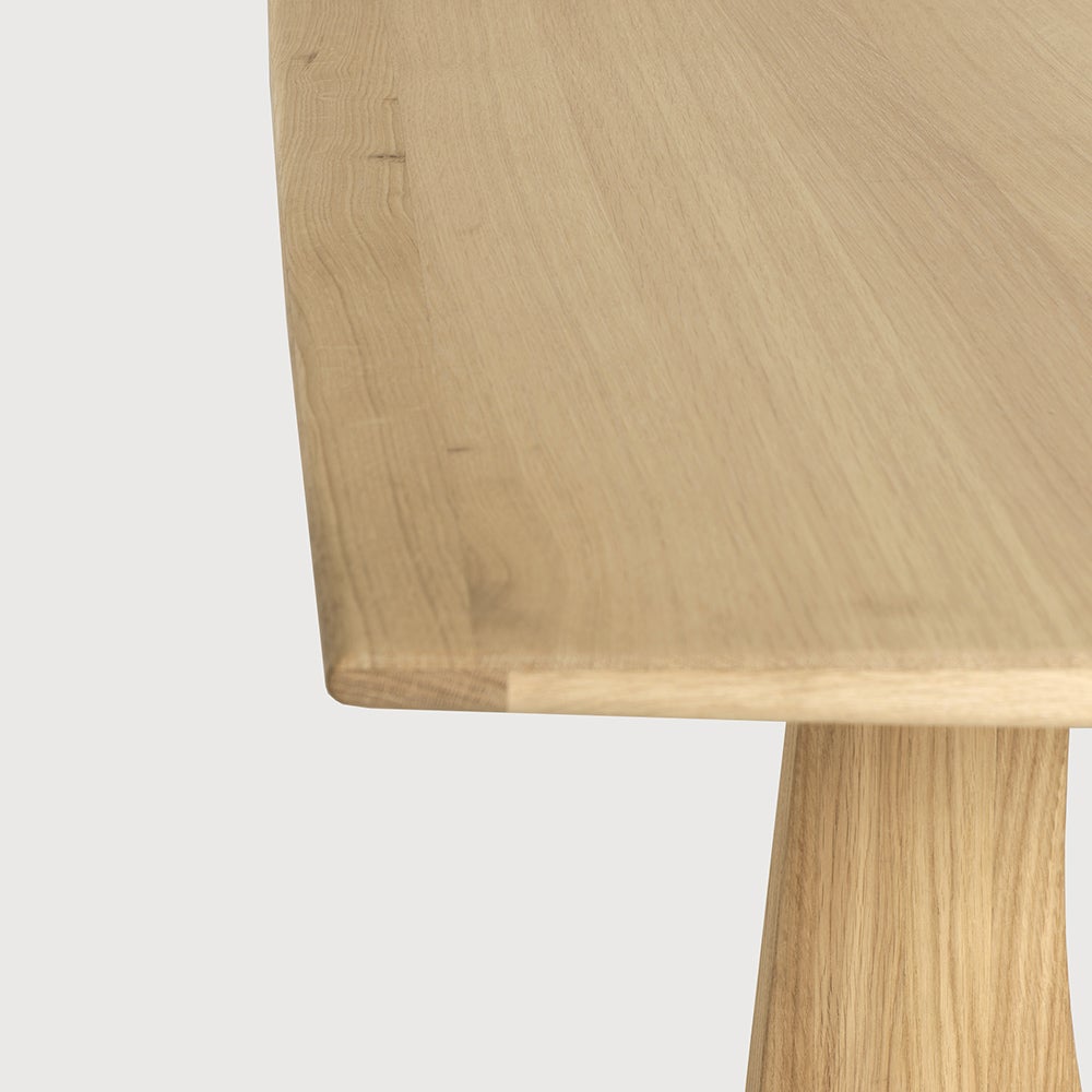 Geometric Dining Table 100x250 cm Oak