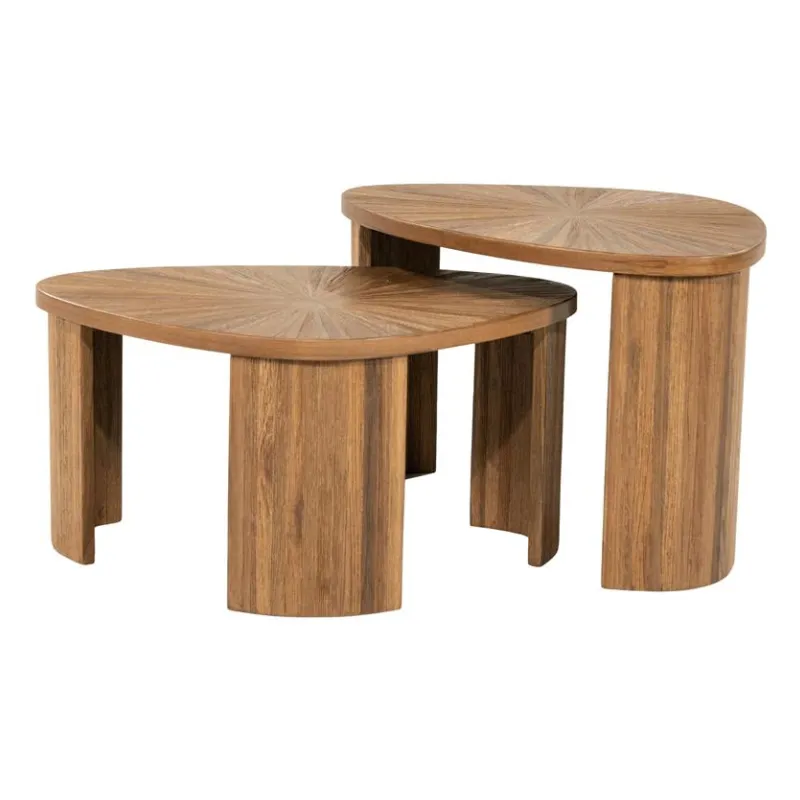 Tala ( set of 2) 69x49x42 cm / 69x49x34 cm teak natural