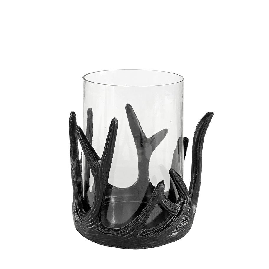 Antler Lantern Large Black