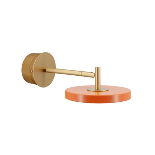 Asteria Wall Short Lamp Ø15 cm Nuance Orange