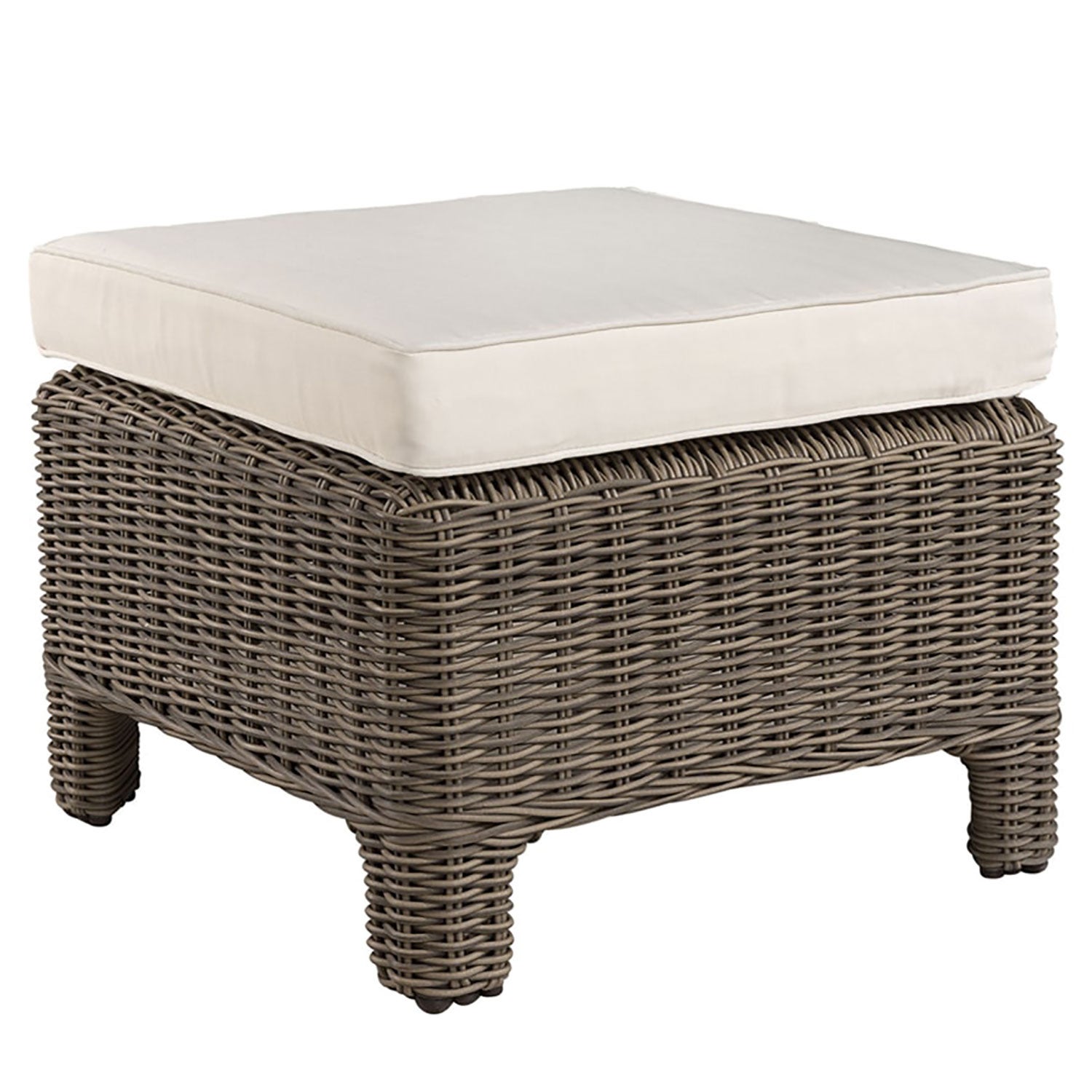 Layton rattan footstool