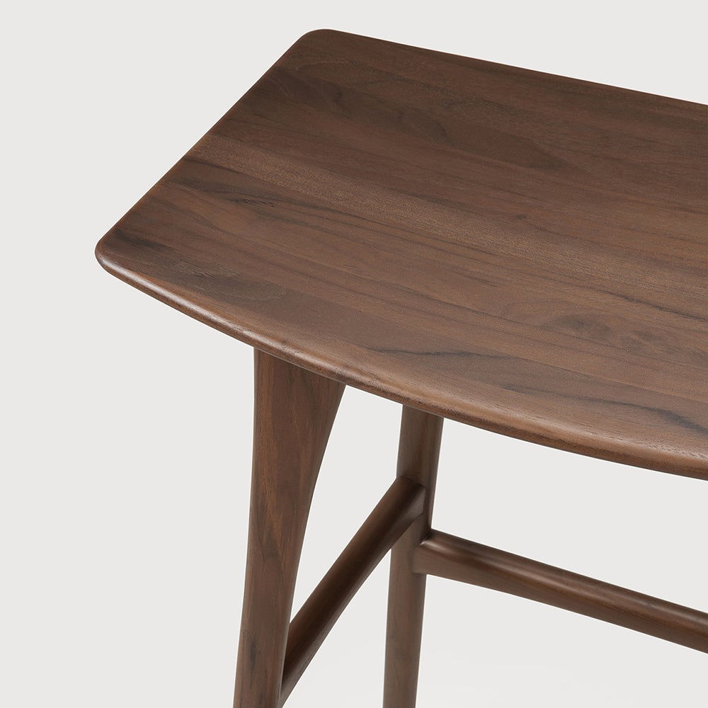 Osso Bar stool Brown varniched teak