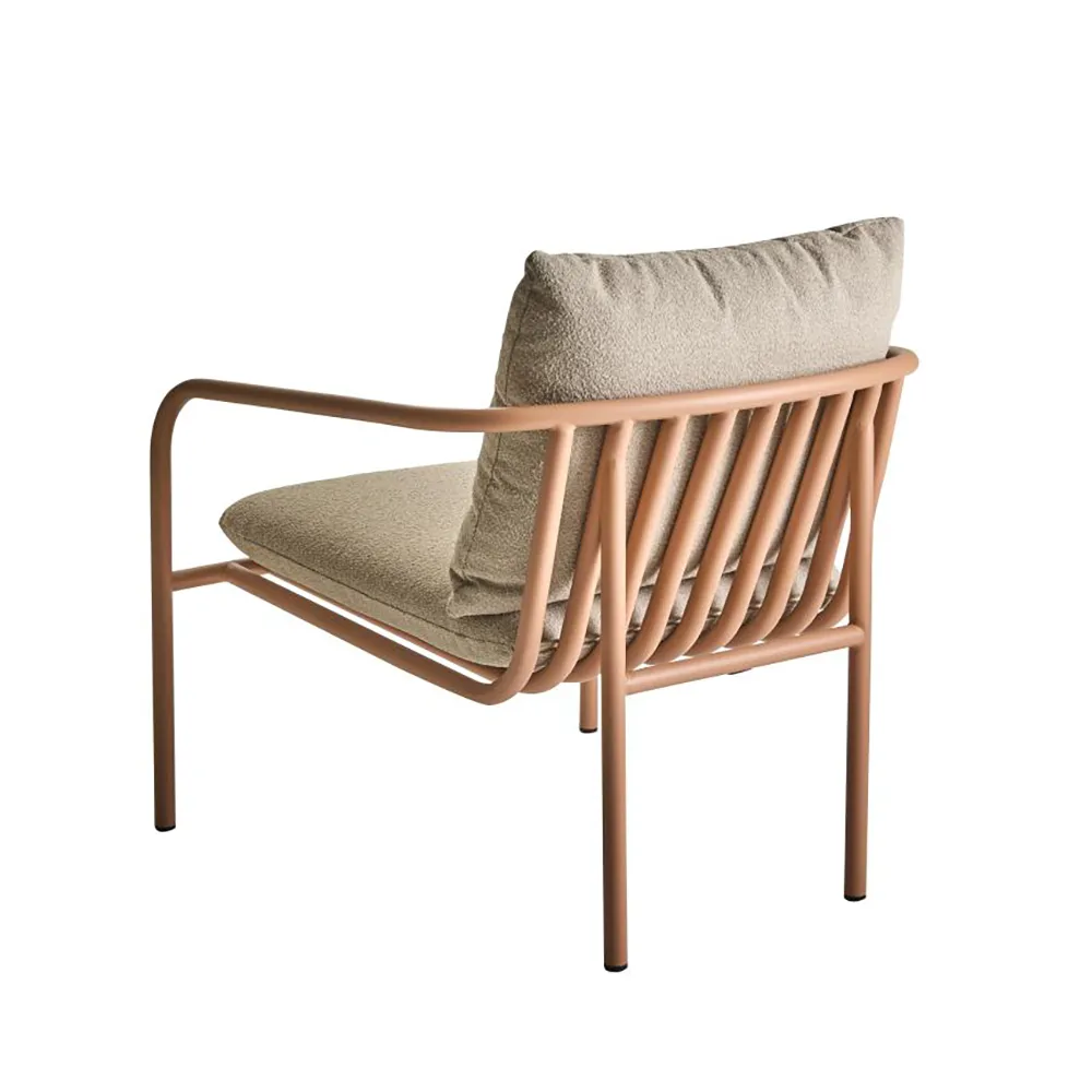 Bendt Armchair Teddy Beige/Peach