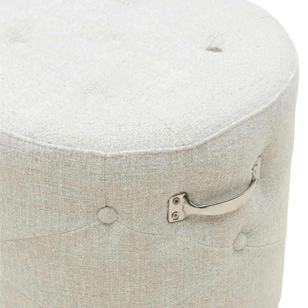 Footstool Bowery Antique White