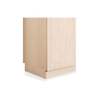 45214 Plinth Walnut Natural Oil 100X36X9cm