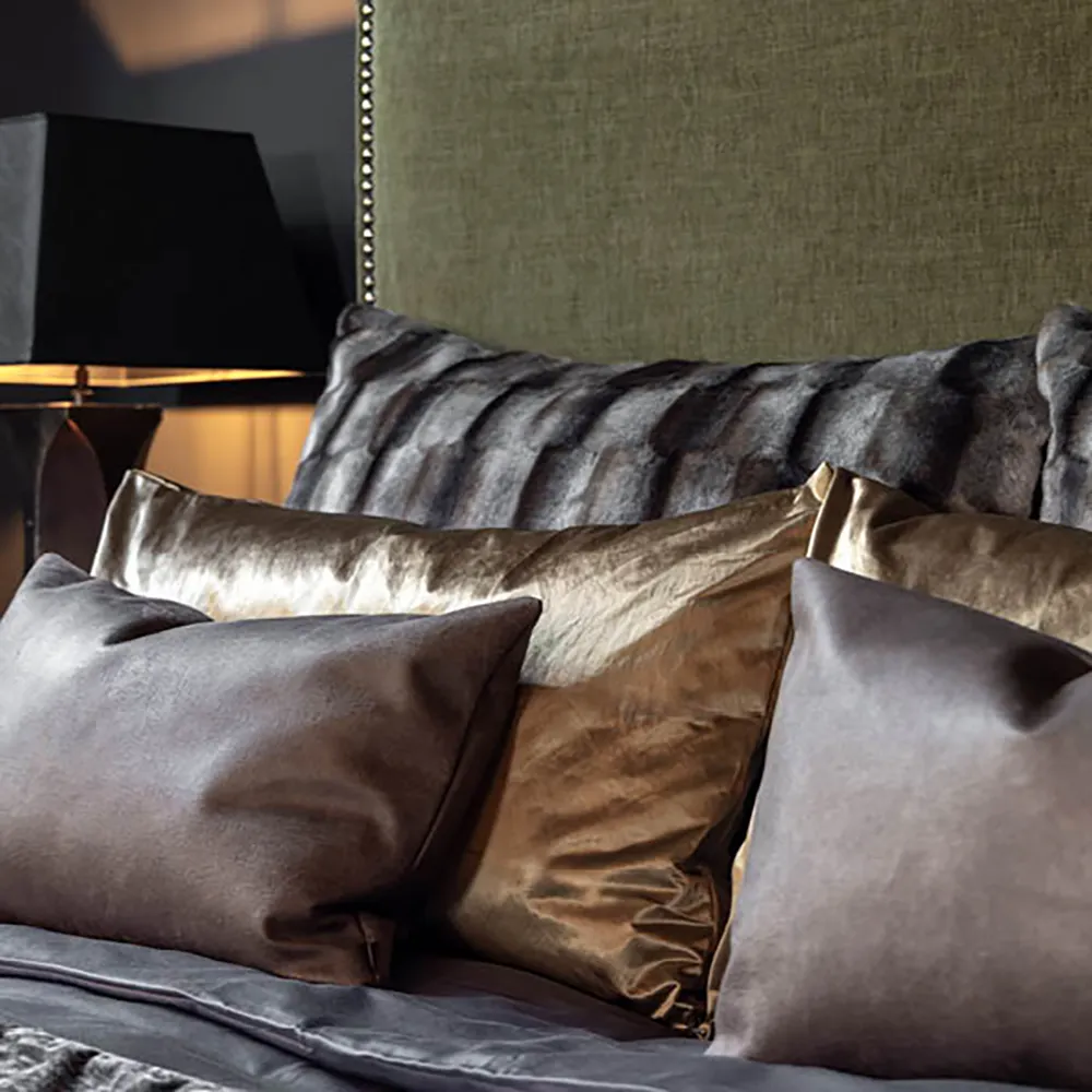 BELMONT Cushion Cover Grey/Simply Greige with woven back 60x60 cm