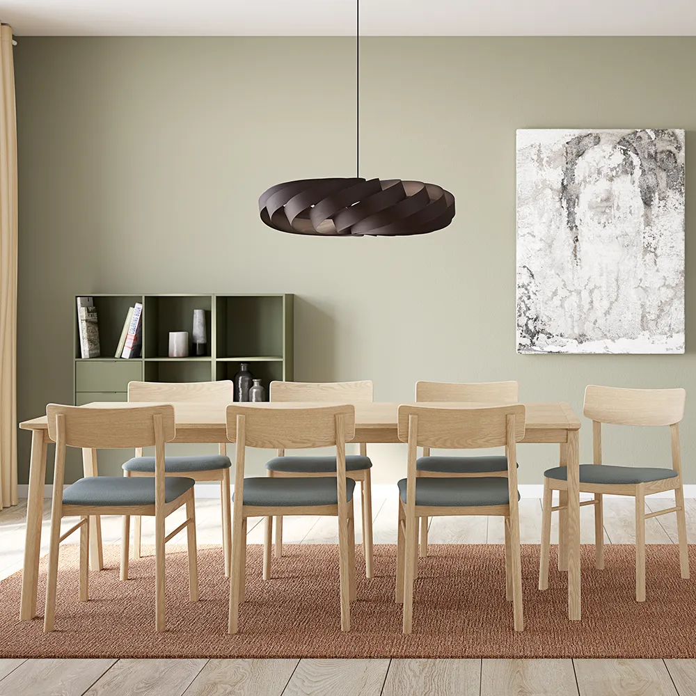 SM141 Dining table 100x209 cm Lacquered Oak