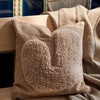 Lay Cushion 50x50 Sand/Off-white