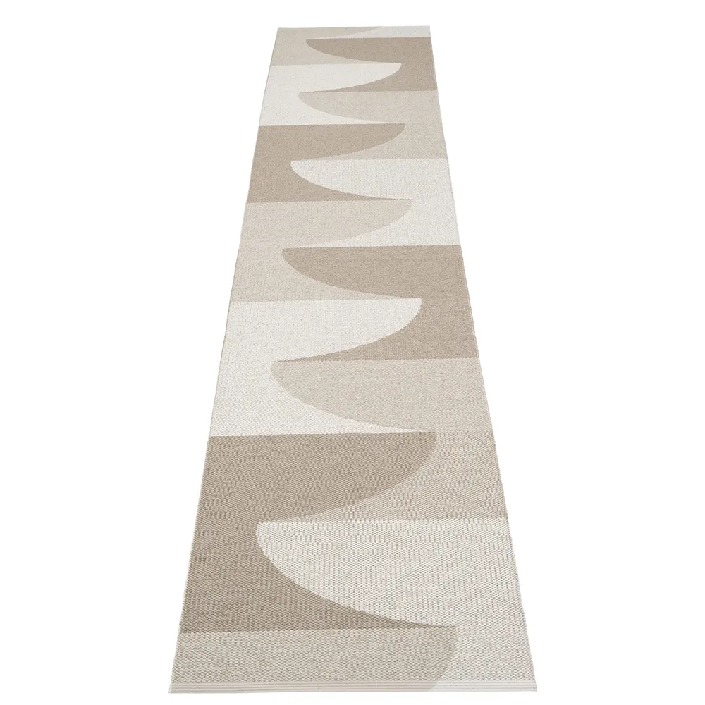 Hill carpet Dark Linen/Linen/Fossil Grey 70 x 360cm
