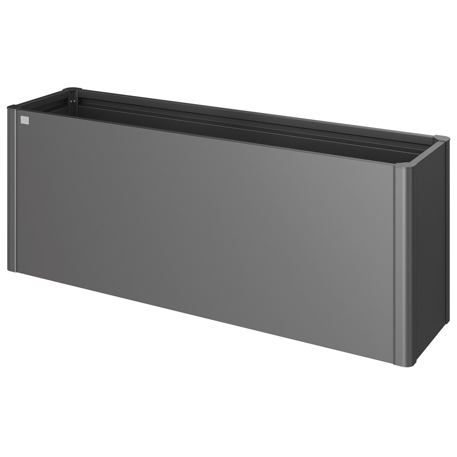 Belvedere planting bed maxi size 200 metallic dark grey Biohort