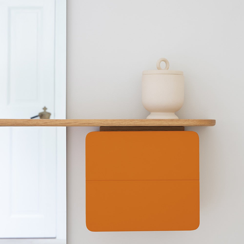 One More Look Mirror Solid Oak/Nuance Orange