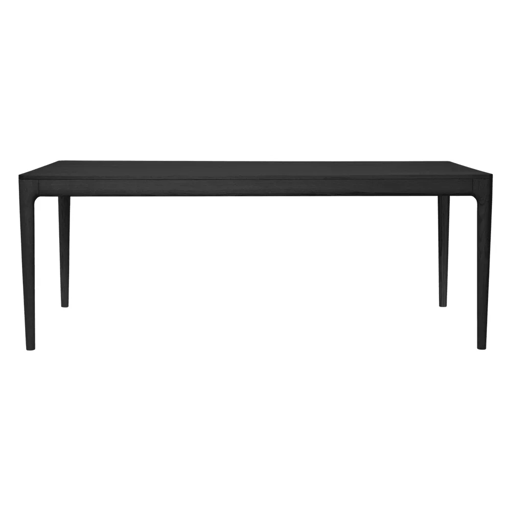 Heart'n'Soul Dining Table 200/300x90x75 Black Oak