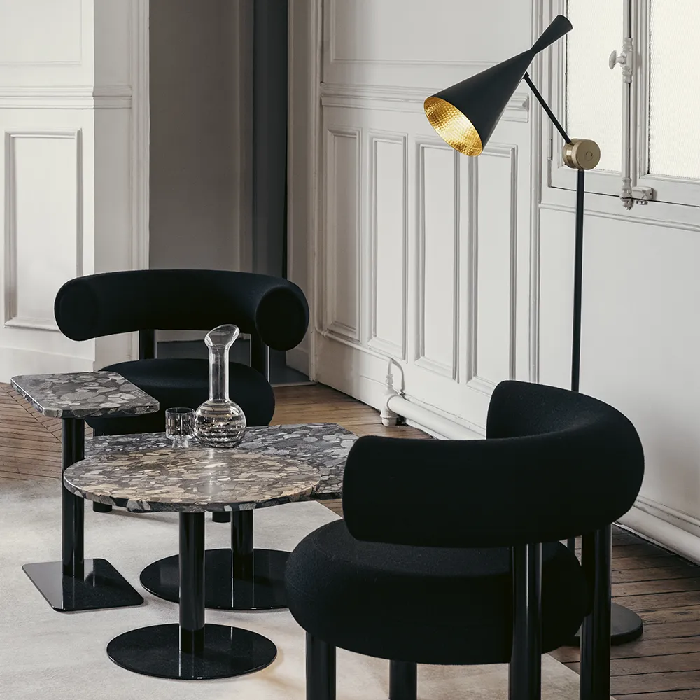 Beat Floor lamp Black LED UN