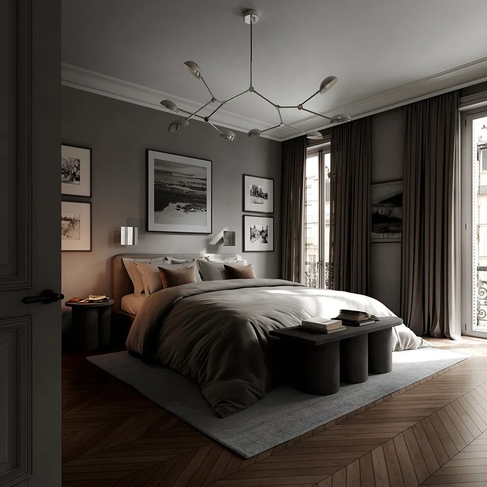 Big Foot Bench - Coffee