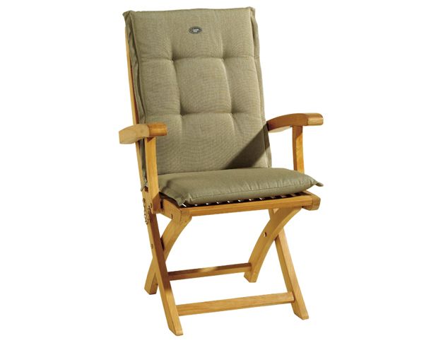 Canyon Teak Chair Cushion Low Granite grey