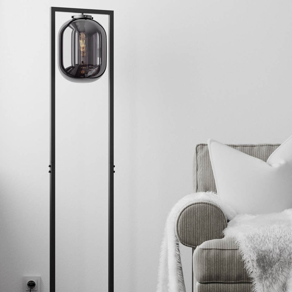 Dixton floor lamp Smoke grey
