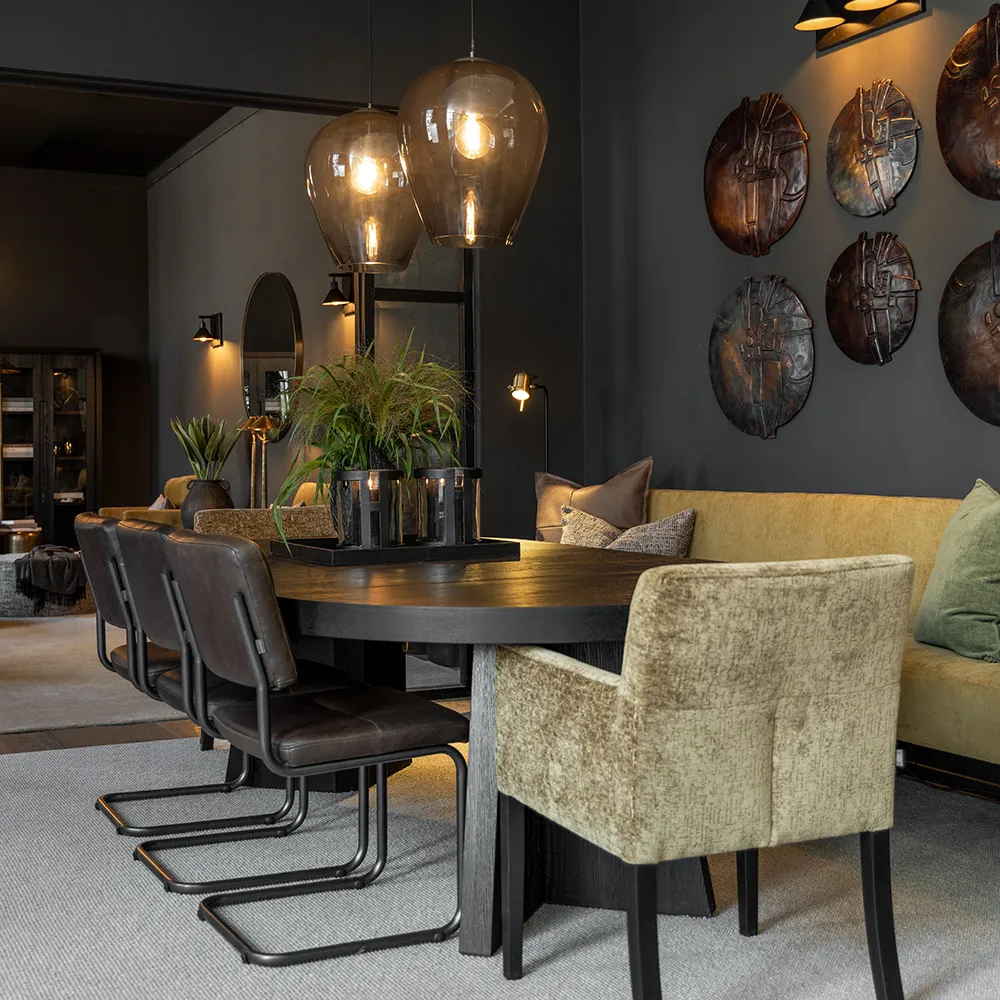 Trent Extendable Dining Table 130-250X130 Cm Black