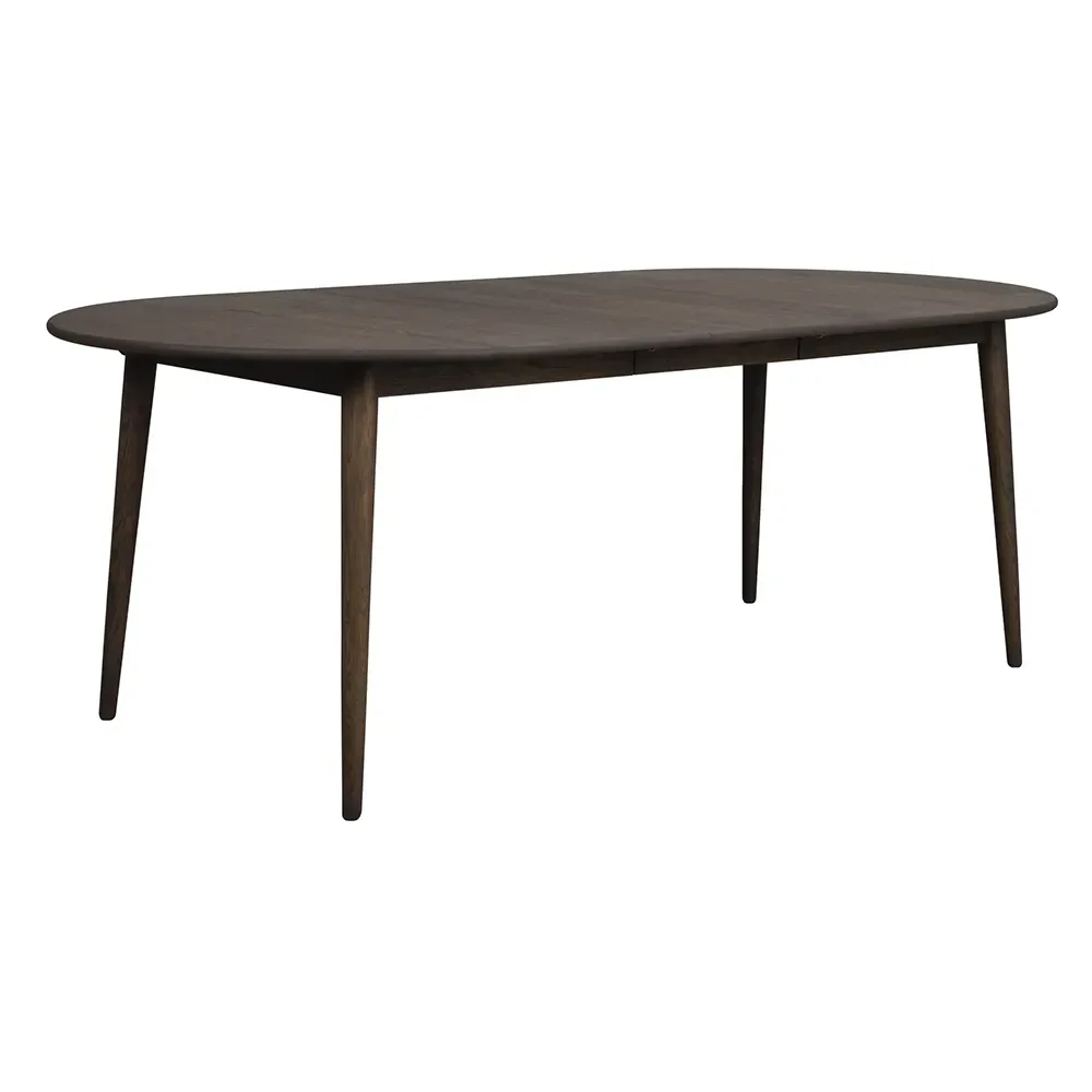 Tyler oval dining table 170-210x705 cm brown oak