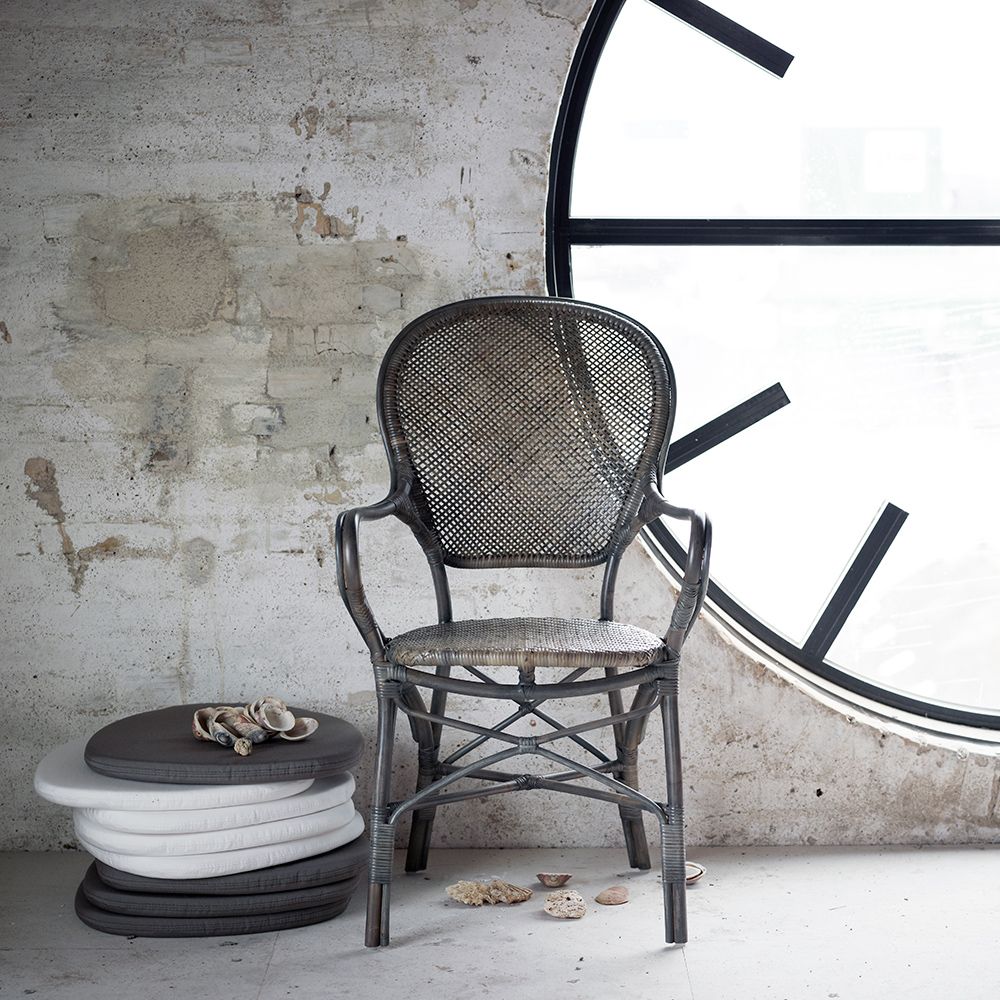 Rossini Rattan Chair Black