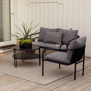 Bendt armchair Black / Teddy Ant