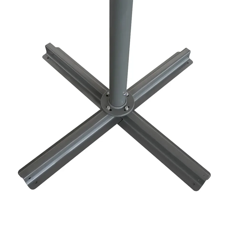 Mozzo parasol 400x400 cm Grey/Anthracite