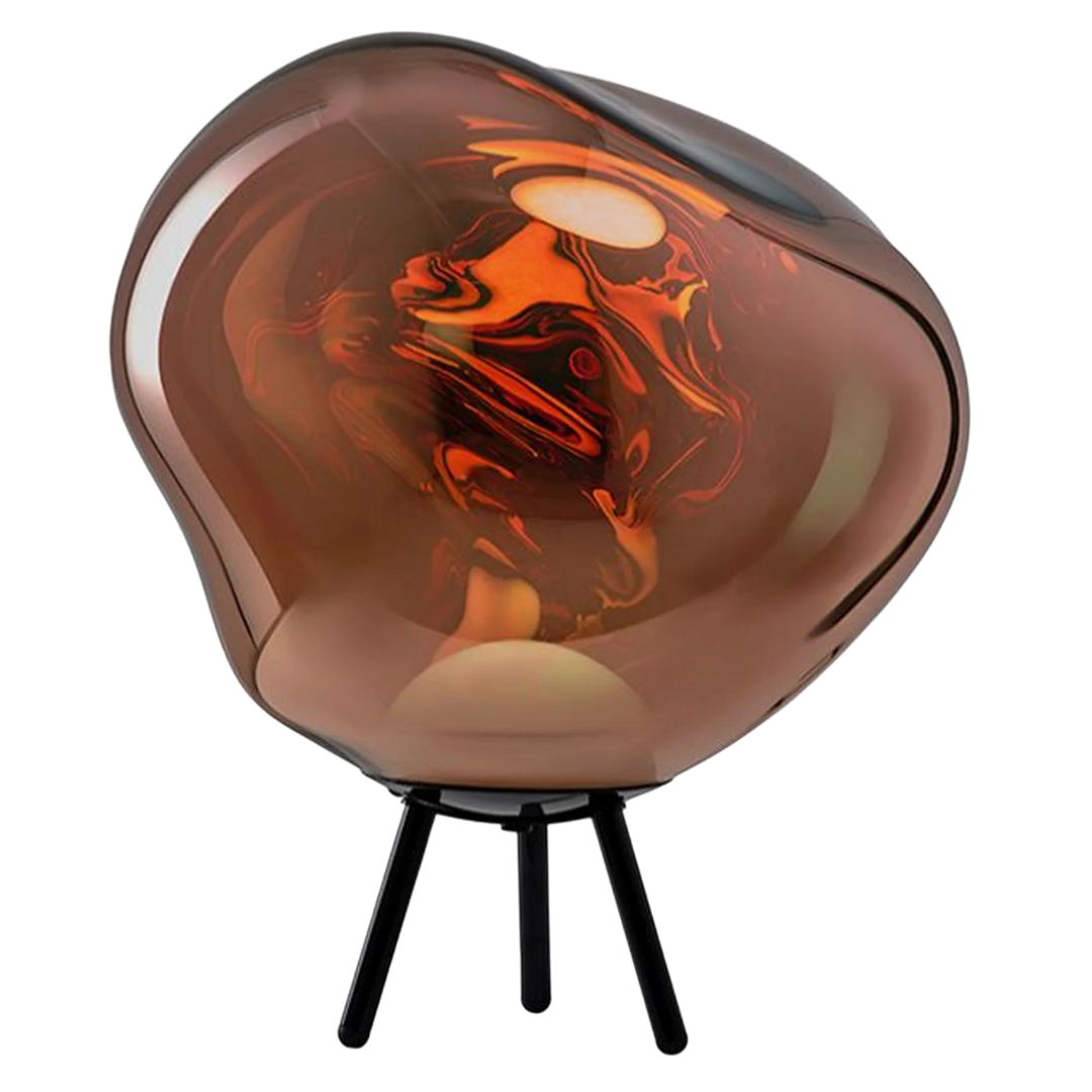 Melt Portable Large floor lamp Copper LED