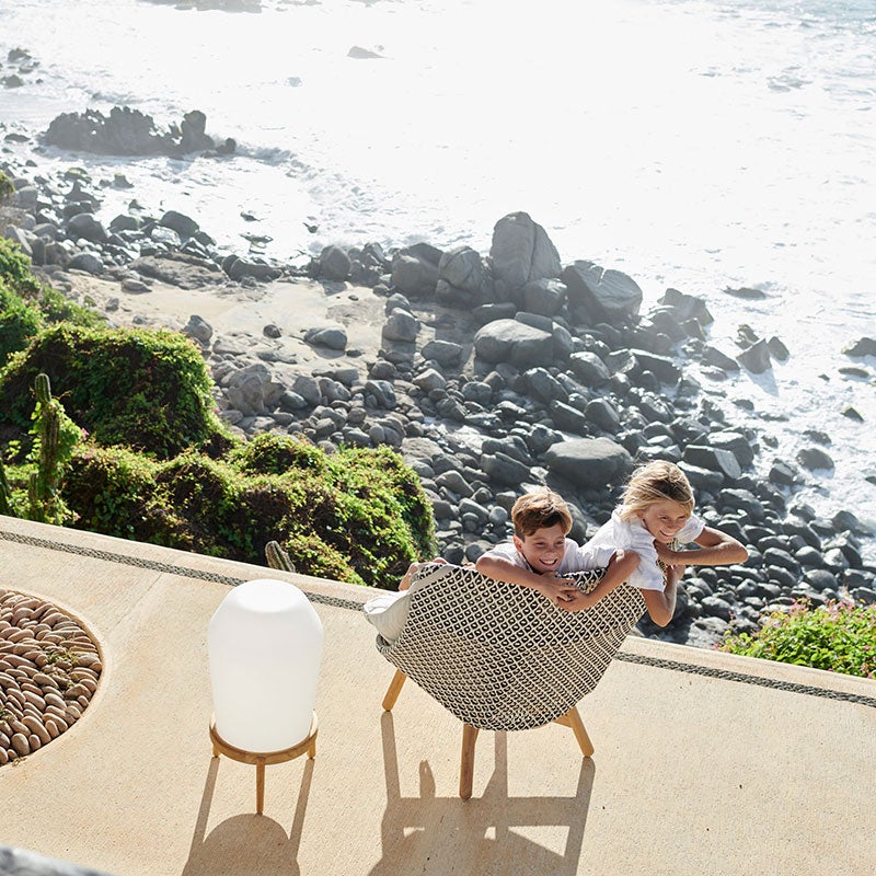 Mbrace lounge armchair high BALTIC