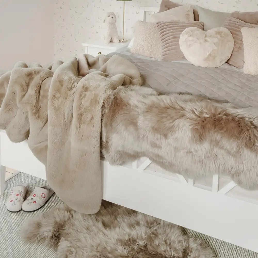 Gently Sheepskin 60x180 cm Taupe