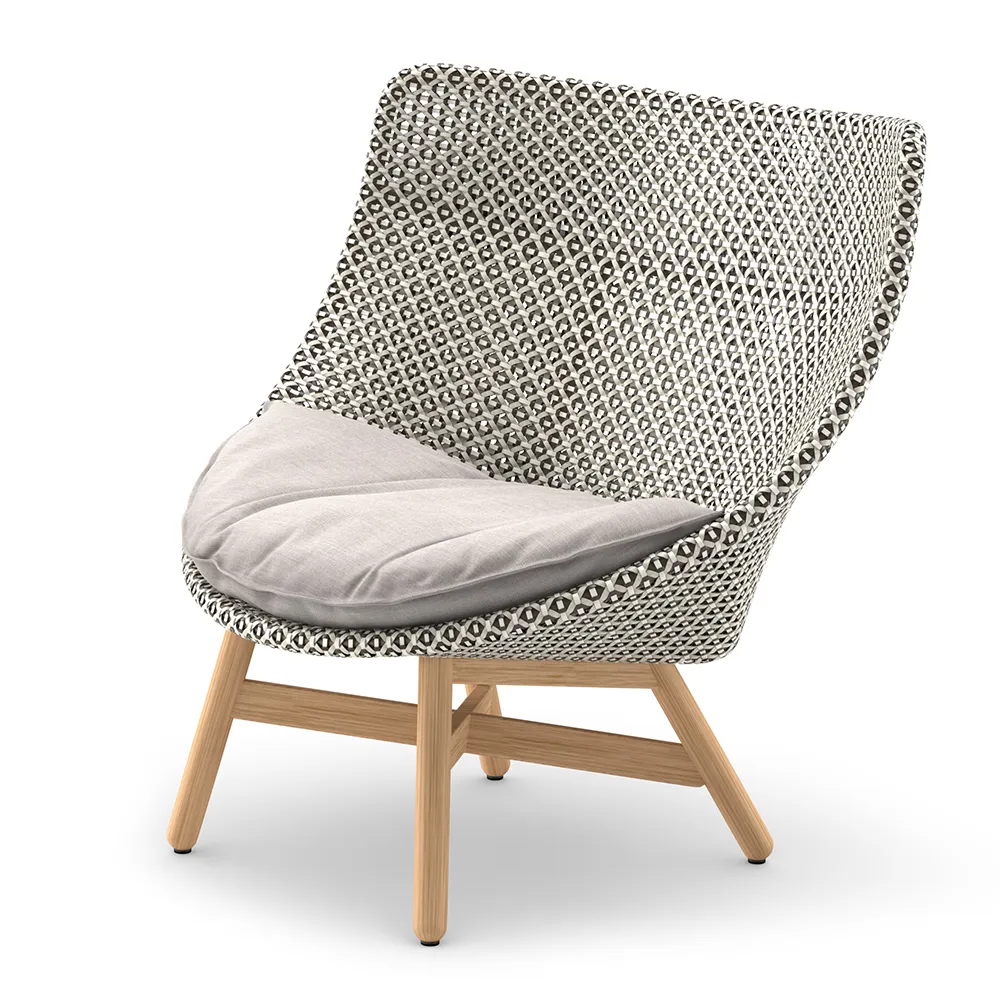 Mbrace wing chair teak AY5 teak 0205 pepper 0115