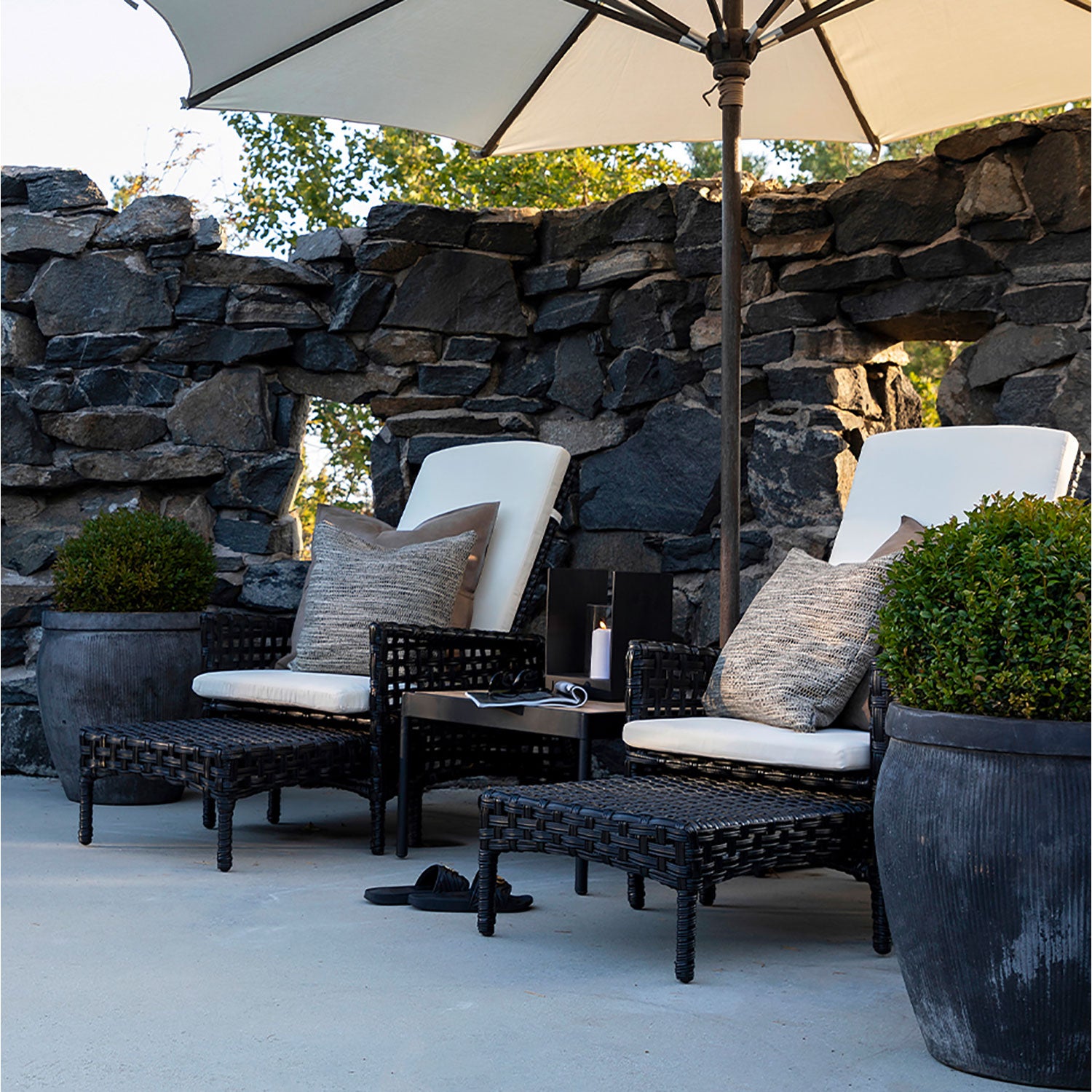 Tampa Classic sunbed Outdoor rattan