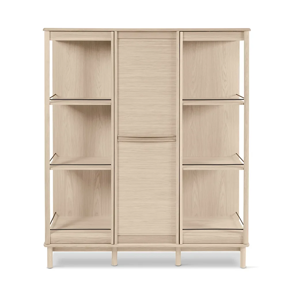 SM546 High sideboard, white oiled oak