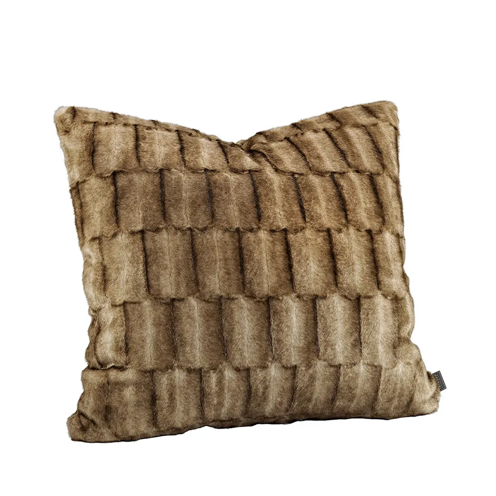 BELMONT Cushion Cover Beige/Simply Greige with woven back 60x40 cm
