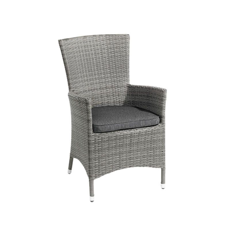 Krabi seat cushion 46x49 cm Anthracite grey