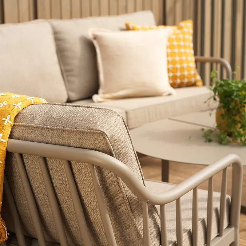 Coleville armchair Khaki/Burlap Beige