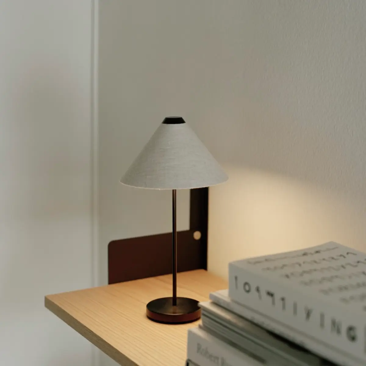 Brolly Table Lamp Linen