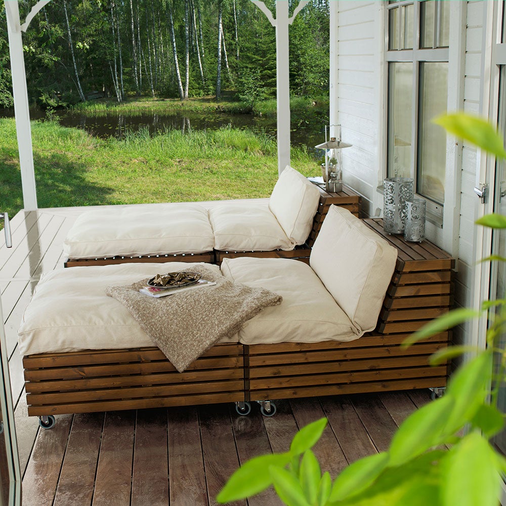 Bara vara divanCushion white polypropylene 