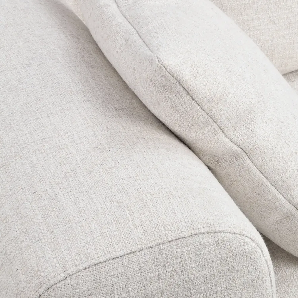 Falkner 3-seater sofa in Oscar light beige fabric