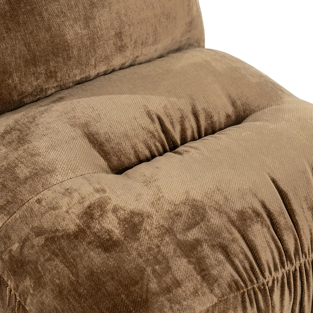 Upholstered chair Nido Mustard