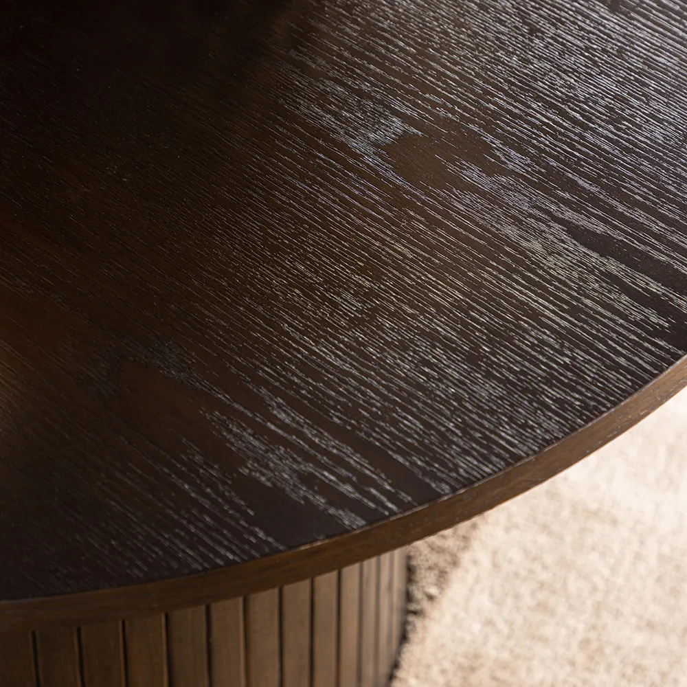 Bianca coffee table Ø80 Mocha