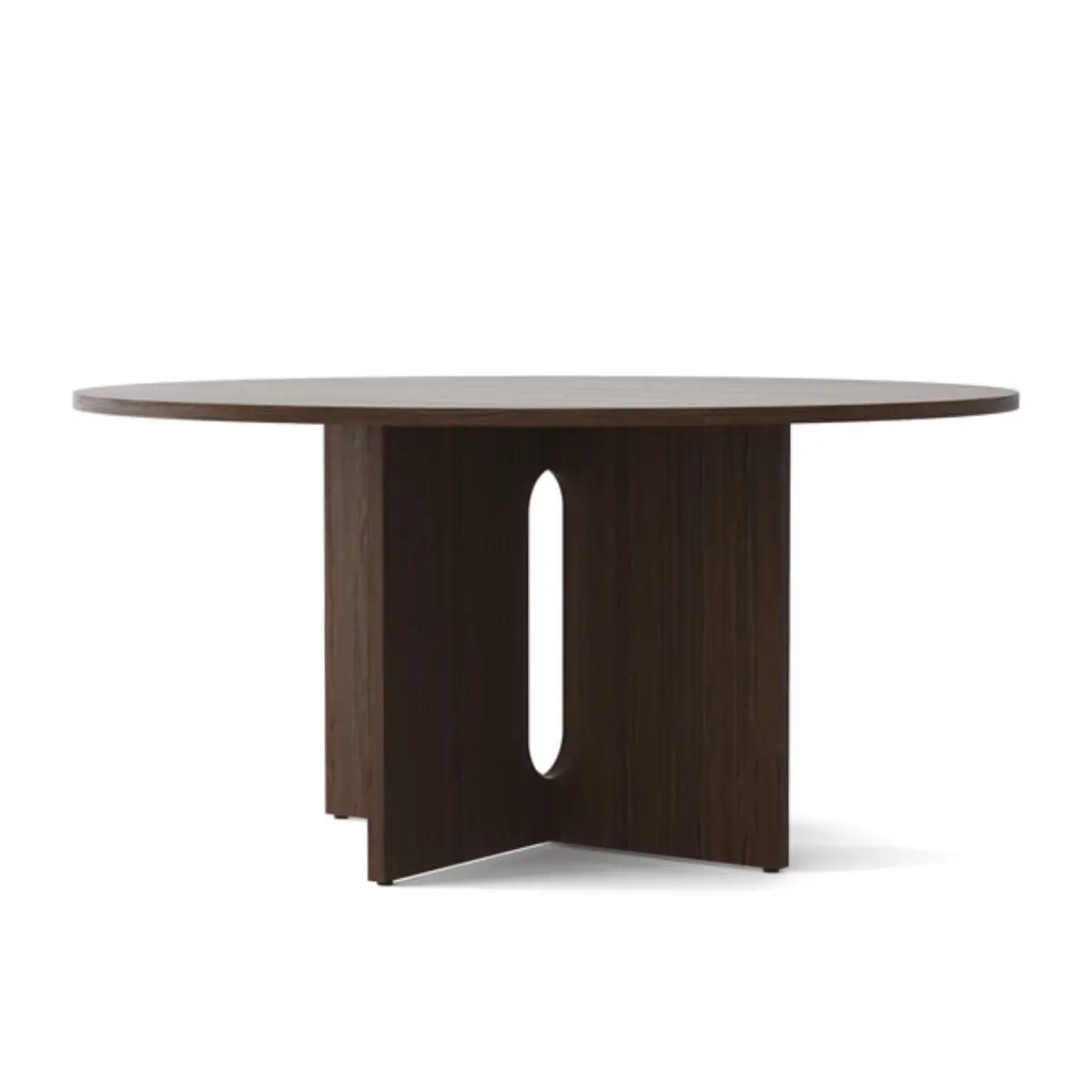 Androgyne Dining Table - Dark Oak - Ø150 cm