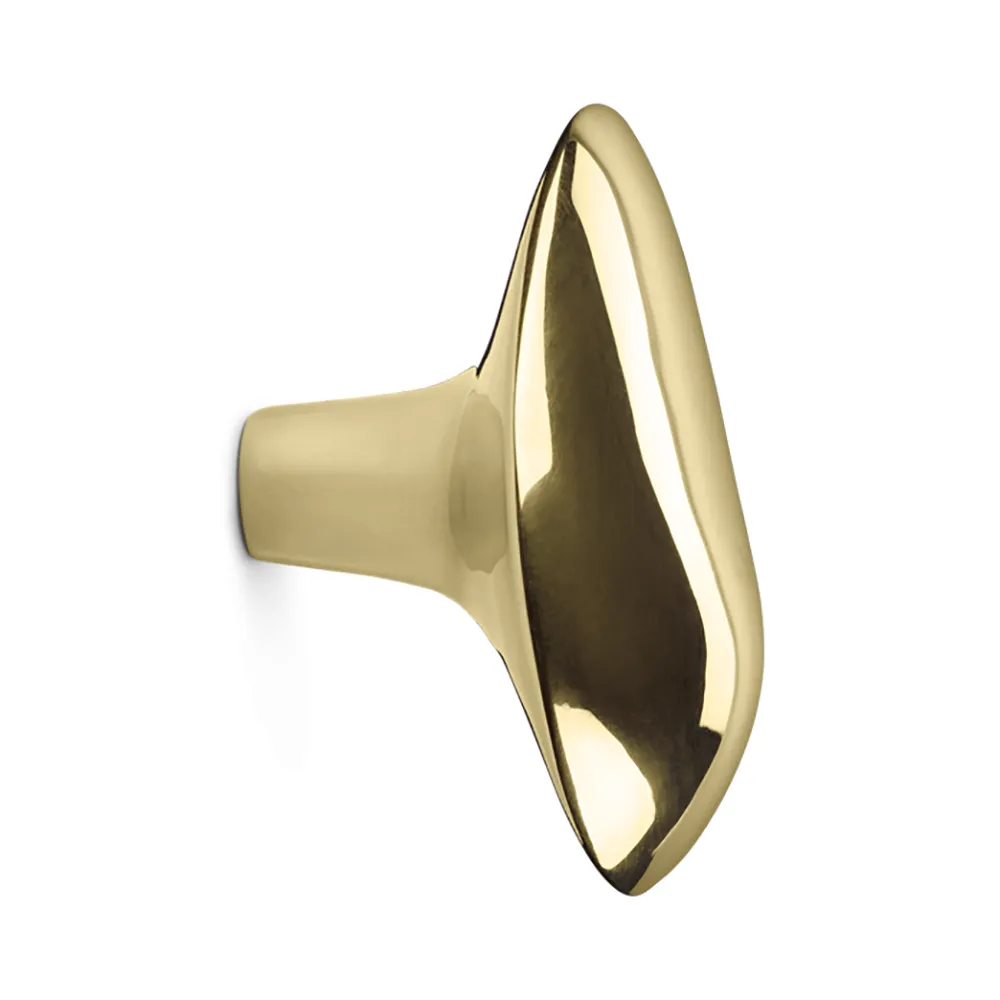 Chanterelle Hook - Brass