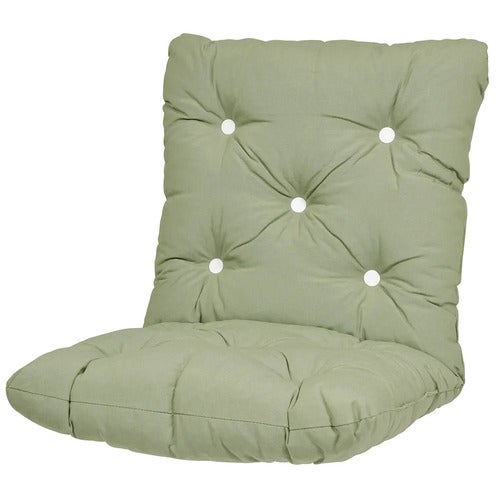 Mini Flock Cushion Olive
