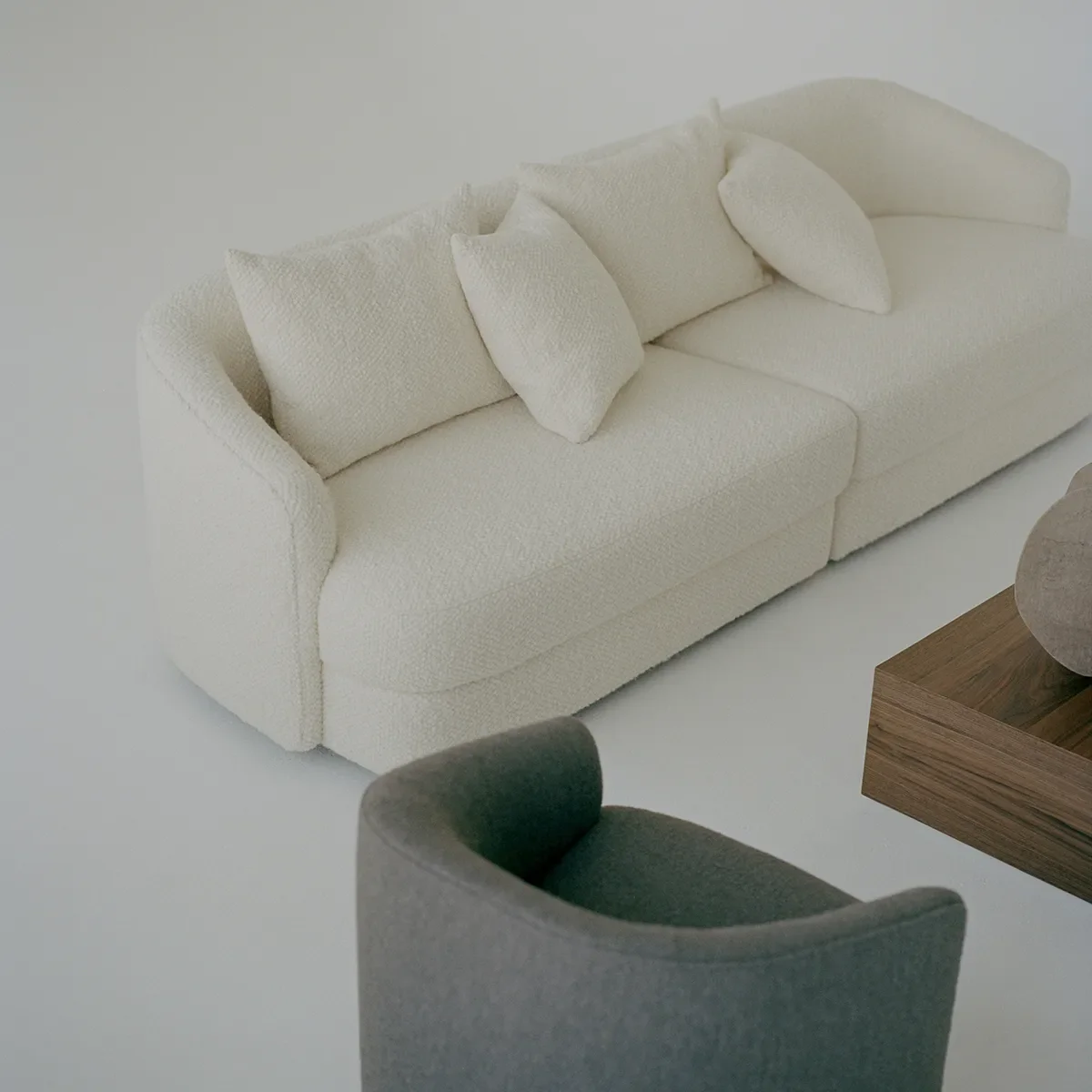 Sofa Covent Residential (3-Seater) Hemp