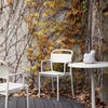 Linear Steel Armchair - Grey 