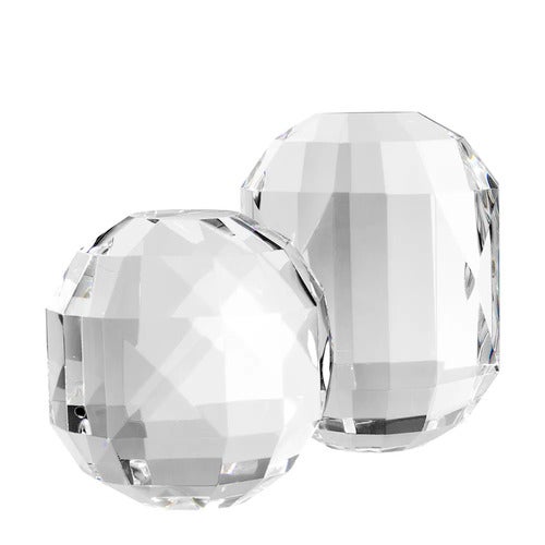  Object Trace crystal glass set of 2 (S+L)