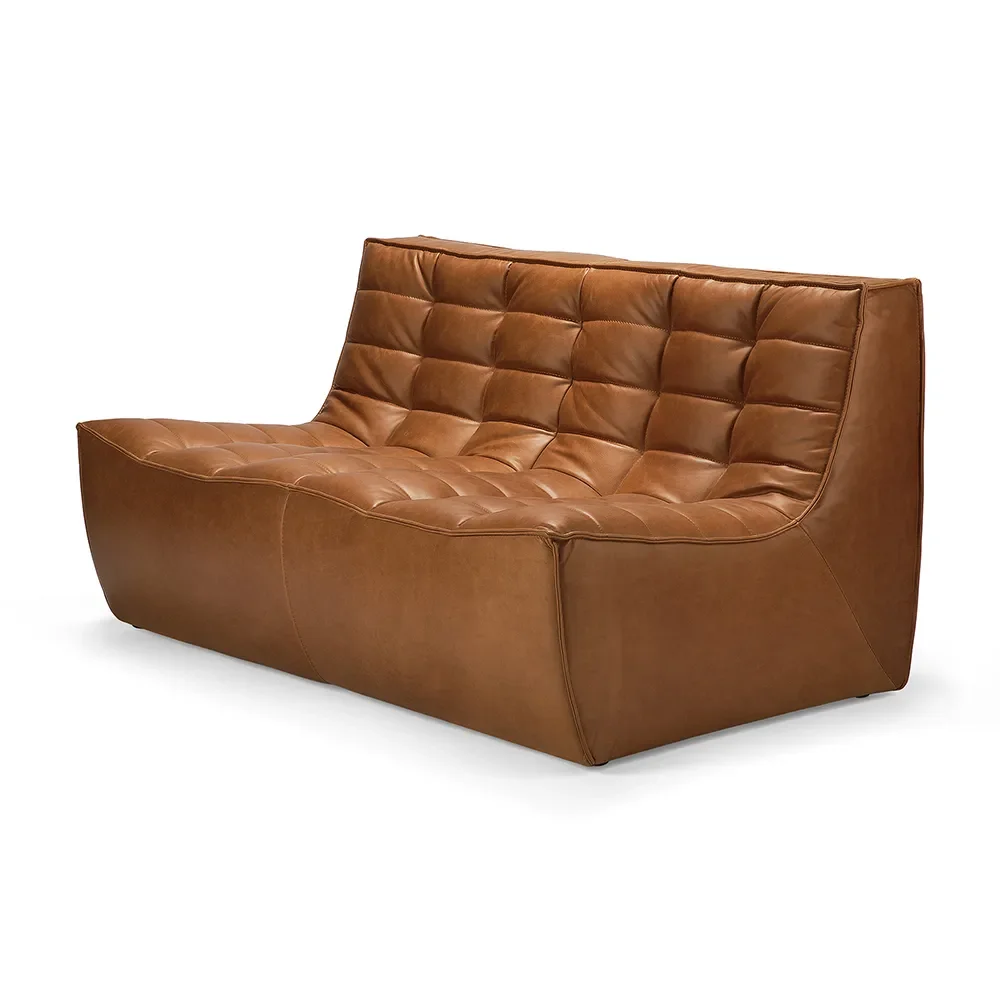 N701 2-seater sofa Leather