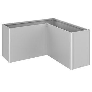 Belvedere planting bed maxi size l150 metallic silver Biohort