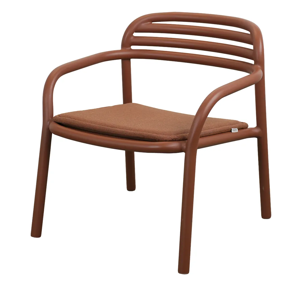 Bliss lounge chair seat cushion Desert red, Delight