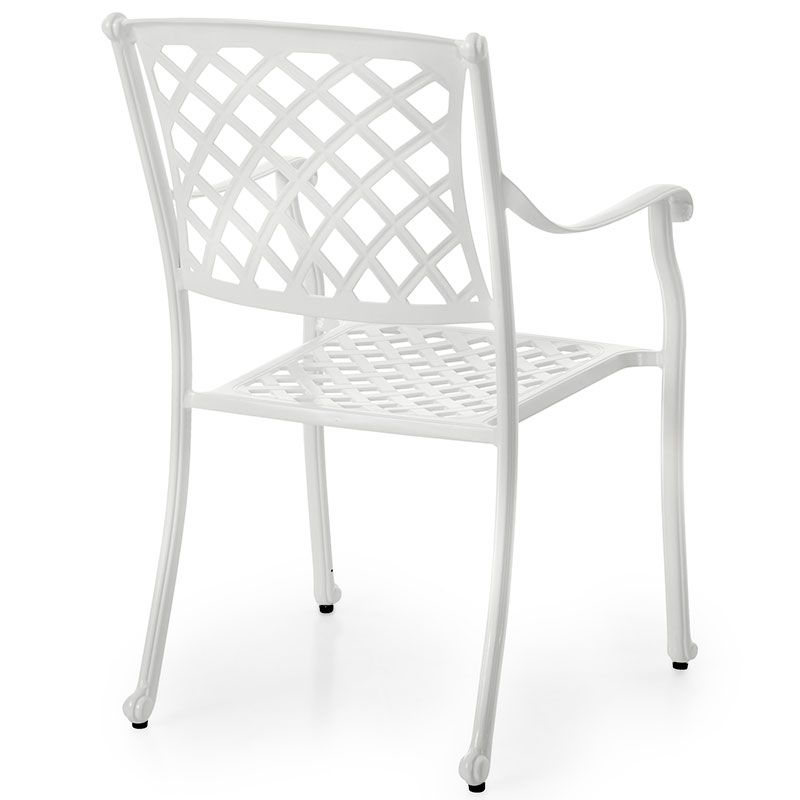 Arras armchair white